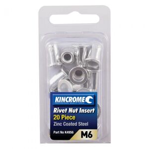 106391 kincrome rivet nut insert m6 zinc coated steel 20 piece k4956 HERO
