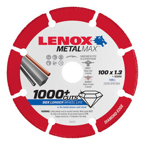 1985009 lenox cutoff wheel metal max ag anz 100mm x 1 3mm straight on