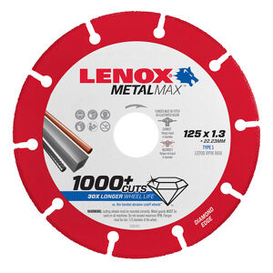 1985492 lenox cutoff wheel metal max ag anz 125mm x 1 3mm straight on