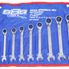 888 Tools Spanner Set Gear Roe Reversible Metric 9Pc T810109 Gear Spanner Set • 15° Offset • Reversible Open End • Metric: 10, 11,12, 13, 14, 15, 17, 18, & 19Mm