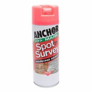 Anchor Spot & Survey Marking Paint Red Fluorescent 350G ANCAS01 0