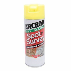 Anchor Spot & Survey Marking Paint  Yellow Fluorescent 350G ANCAS02 0