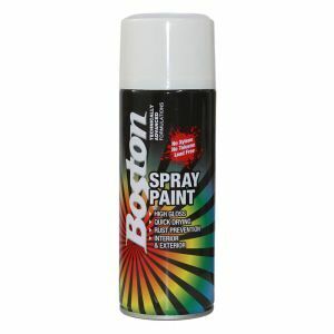 Boston Spray Paint, Matt White 250G BOSBT52 0
