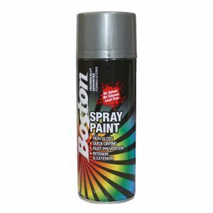 Boston Spray Paint, Metallic Silver 250G BOSBT36 0