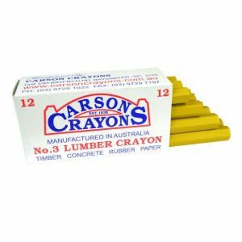 Carson Crayon Yellow (12) Per Pack CAR3YEL 0