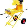 Crommelins BRICK SAW 14” (350mm), 1700w, electric, single phase, 2880rpm, with stand and wheels. Blade not included. CBS350CE
