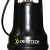 Crommelins CROMTECH SUBMERSIBLE PUMP 450w, 85L/min, Puddle Pump, 25mm adj. outlet, 10m total head, 0.2mm max. solids, vortex impeller, drains to 1mm water levels, 10m power cord CPP450