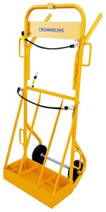 Crommelins TROLLEY 45kg capacity, solid rubber wheels, fits PLIFT, 410x600x1114mm PLCADDY