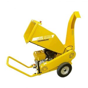 Crommelins WOOD CHIPPER Up to 100mm greenwood, 14.0hp EX40 Robin engine, hopper 340x420mm, 250mm reversible blades, deep hopper, foot mounted e-stop, rubber curtain GTS1300RP