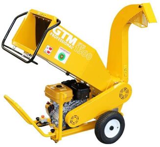 Crommelins WOOD CHIPPER Up to 100mm greenwood, 14.0hp EX40 Robin engine, hopper 340x420mm, 250mm reversible blades, deep hopper, panic bar, safety switches on hopper & chute, lockable recoil start, tie-down points, rubber curtain GTS1310RP