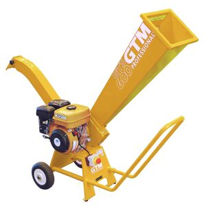 Crommelins WOOD CHIPPER Up to 50mm greenwood, 7.0hp EX21 Robin engine, hopper 250x250mm, 60mm reversible blades, foot mounted e-stops, deep feed chute, rubber curtain prevents chip 'spit' with directional chute, enclosed belt. Domestic GTS600RP