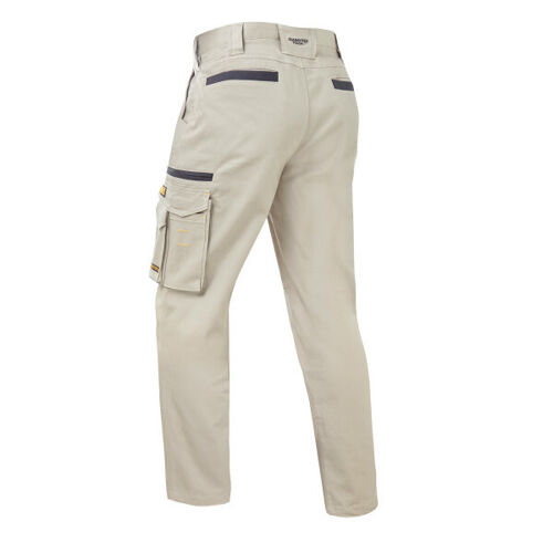 Dewalt Acoma Straight Khaki Workwear Trousers (Size 32) DC14500932 The Industry Leading Dewalt Prostretch Workwear Has Been Designed With Premium Breathable 4-Way Stretch Cotton (97% Cotton/3% Stretch Elastane). The Dewalt Prostretch Cotton Fabric Base Offers Extreme Comfort, Function, And Durability, Redesigned For Trade Professionals And Home Diyers.
Dewalt Prostretch Total 360 Degree Movement.
Premium Breathable Stretch Fabric – 97% Cotton, 3% Spandex.
Multifunctional Pockets - Oversized And Secure Smartphone And Coin Pockets.
Reinforced Hem And Knee Area.
Adjustable Hem Length For Regular And Long Legs.
Key Loop.
Upf 50+.
A Well Positioned Cargo Side Pocket Is Combined With A Padded Mobile Phone Pocket For Protection. Knee Areas And Pocket Openings Are Re-Enforced For Added Durability. These Trousers Feature An Adjustable Hem Length That Aims To Cater To All Individuals.