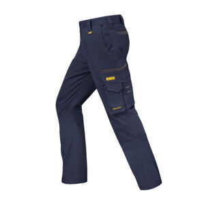 Dewalt Acoma Straight Navy Workwear Trousers (Size 38) DC14500838 The Industry Leading Dewalt Prostretch Workwear Has Been Designed With Premium Breathable 4-Way Stretch Cotton (97% Cotton/3% Stretch Elastane). The Dewalt Prostretch Cotton Fabric Base Offers Extreme Comfort, Function, And Durability, Redesigned For Trade Professionals And Home Diyers.
Dewalt Prostretch Total 360 Degree Movement.
Premium Breathable Stretch Fabric – 97% Cotton, 3% Spandex.
Multifunctional Pockets - Oversized And Secure Smartphone And Coin Pockets.
Reinforced Hem And Knee Area.
Adjustable Hem Length For Regular And Long Legs.
Key Loop.
Upf 50+.
A Well Positioned Cargo Side Pocket Is Combined With A Padded Mobile Phone Pocket For Protection. Knee Areas And Pocket Openings Are Re-Enforced For Added Durability. These Trousers Feature An Adjustable Hem Length That Aims To Cater To All Individuals.