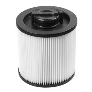 Dewalt Cartridge Filter Suits 23L - 60L Wet/Dry Vacuum DXVC6910 This Dewalt Standard Cartridge Filter Fits Dewalt 23L To 60L Wet/Dry Vacuums. The Filter Easily Connects With The Patent Pending Clean Connect Locking System, Allowing The Filter To Be Installed Safely And Securely. The Filter Is Designed To Take On Both Wet And Dry Pick-Up. It Is Built To Take On Tough Jobs Like Cement Dust, Drywall Dust, Debris, And More.

Suits:

Dewalt Dxv23P 1150W 23L Wet & Dry Vacuum
Dewalt Dxv34P 1200W 34L Wet & Dry Vacuum
Dewalt Dxv38S 1250W 38L Stainless Steel Wet & Dry Vacuum
Dewalt Dxv45P 1300W 45L Wet & Dry Vacuum
Dewalt Dxv61P 1400W 60L Wet & Dry Vacuum
Features:

Washable & Reusable Cartridge Filter Perfect For Collecting Dirt, Sawdust And Debris
Collects Particles Down To 5 Microns At 95% Efficiency
Patent Pending Clean Collect Locking System Makes Installing And Removing Your Filter Quick, Easy And Secure
Specifications:

Efficiency: 95%
Particulate Size: >5 Microns