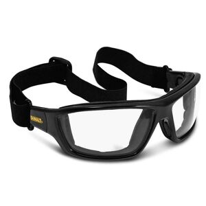 Dewalt Glasses Converter Clear DPG8311DAU The Dewalt Dpg83 Converter™ Safety Glass/Goggle Hybrid Is All About Fit And Comfort With A Padded Nose Bridge, Interchangeable Temples And Head Strap, Ratcheting Adjustment At The Temple And A Soft Foam Frame Insert. This Glass/Goggle Hybrid Also Boasts Enlarged Lens Openings To Improve Sight Lines And Anti-Fog Lenses.
Foam Shield® Debris Protection Provides A Soft, Comfortable Seal.
Ratcheting Bayonet Temple Arms Allow For A Comfortable, Customized Fit.
All Lens Options Are Anti-Fog.
Safety Glass Meets As/Nzs 1337.1 Standards And Provides 99.9% Uva/Uvb Protection.
Double Duty® Interchangeable Temples And Elastic Head Strap.