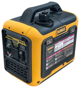 Dewalt Petrol Inverter Generator 2200W 2.2Kva DXIG2200 Recoil Start
8 Hours Run Time At 50% Load
Full Copper Wired Alternator Providing Very Clean Power
Eco Throttle Mode Switch
240V /50Hz, Ip44 Weatherproof Outlets.
12 Volt Outlet With Dual Usb Adaptor Outlet
Hour Meter To Determine Service Intervals
Easy Read Displays For Fuel Level Led Indicator & Wattage Consumption Indicators
Low Oil Auto Shut Off Protects Engine From Low Oil Levels
Compact & Light Weight
Built In Parallel Ports For Linking Two Units Together To Double The Power Output.
Ideal For Senitive Electronic Equipment, Outdoor Leisure /Camping, Caravanning, Domestic, Light Trade Applications
Specifications:
2200 Starting Wattage And 1800 Running
Recoil Start
Dewalt 79Cc Ohv Engine
Low 55 Dba
Thd At Full Load <3%
240V /50Hz, Ip44 Weatherproof Outlets
12 Volt Outlet With Dual Usb Adaptor Outlet
Full Copper Wired Alternator