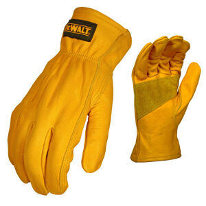 Dewalt Premium Ab Grade Leather Riggers Gloves (Large) DPG32L The Dewalt Dpg32 Is A Premium Ab Grade Leather Driver Glove. Split Leather Palm Patch Provides Added Durability. Elastic Back Of Wrist For A Secure, Comfortable Fit. Toughthread™ Double Stitching Provides Extra Durability. Keystone Thumb Provides A Comfortable Fit.