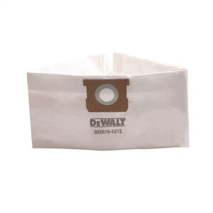 Dewalt Vacuum Dust Bag Fn 45-60L 3Pk DXVA19-4212 This Dewalt Accessory Is A High-Quality Product Designed For Dewalt Wet Dry Vacuums. Made From Robust Material, Combined With An Easy-To-Attach Click In System, This Accessory Is Perfect For Any Trade Site And Home Garage Alike. Backed With A 3 Year Warranty.

Robust Material
Suitable For Dewalt Wet Dry Vacuums
Easy To Attach
3 Year Warranty