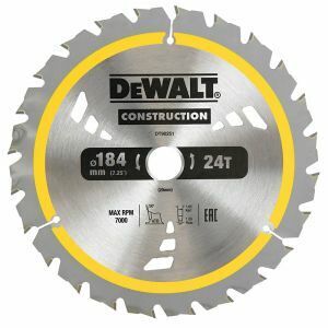 Dewalt Blade, Circular Saw 24T Construction, 184 X 20Mm DT90251-QZ