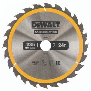 Dewalt Blade, Circular Saw 24T Construction, 235Mm X 30Mm DT1954-QZ