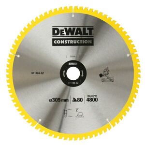 Dewalt Blade, Circular Saw 80T Construction, 80T X 30Mm DT1184-QZ