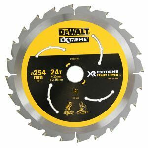 Dewalt Blade, Circular Saw Xr Extreme 254Mm X 30Mm(Multi) 24Tpi Wood DT90273-QZ