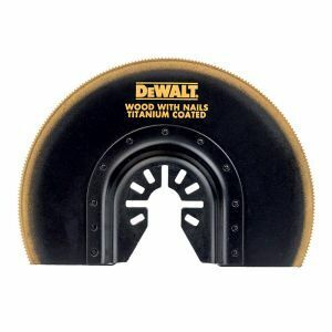 Dewalt Blade, Multi-Tool Tin Flush Cut, Semicirc Wood/Nails 102Mm DT20711-QZ