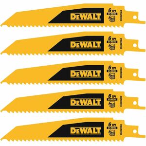 Dewalt Blade, Reciprocating Saw Demo Bi-Metal 6In X 6Tpi [5] DWAR6066