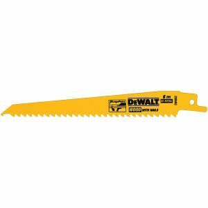 Dewalt Blade, Reciprocating Wood 6Tpi X 152Mm [5] DW4802