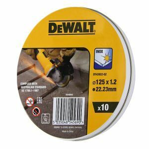 Dewalt Disc, Cutting, Bonded Thin Tin Cut, 125 X 1.2 X 22.23Mm DT43922-QZ