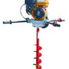 Groundhog POST HOLE DIGGER 2 man digger, up to 12" augers, 7/8" square auger drive, heavy duty centrifugal clutch, auger speed 180rpm at 3600rpm (no load), 21 kgf-m torque/150 lbf-ft (approx) 6.0hp Robin EX17 engine C715RP