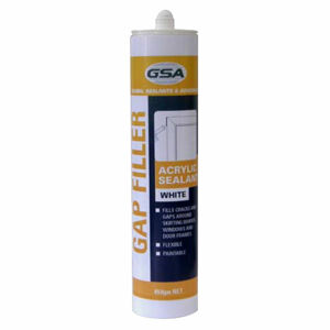 Gsa Acrylic Gap Filler 450Gm White GSA6465W 0