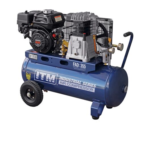 Itm - Air Compressor, Belt Drive, Petrol 5.5Hp Honda 60Ltr Fad 355L/Min - TM352-55060