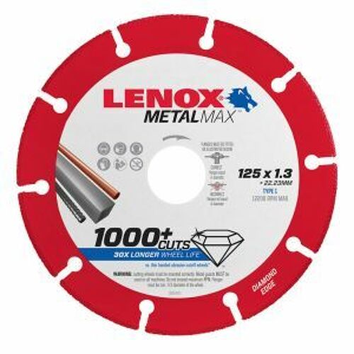 Lenox Blade, Metal Cut Off Wheel 125 X 22.2 X 1.3Mm LEN1985492 0