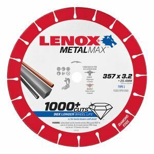 Lenox Blade, Metal Cut Off Wheel Ch 357 X 25.4 X 3.2Mm LEN1985498 0