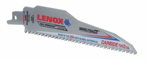 Lenox Blade, Reciprocating, Demolition, 12In, 6Tpi [5] LEN1832147 0