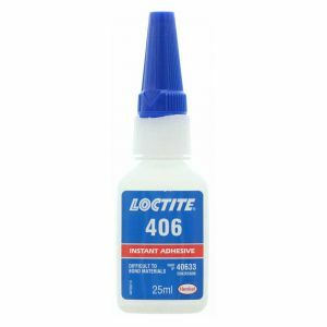 Loctite Instant Adhesive 406 Low Viscosity, Rubber/Plastic 25Ml LOC40633-25 0