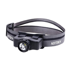 Nextorch Max Star - 1200 Lumen Rechargeable Headlamp - Operates Using A 360° Rotary Magnetic Dial Switch.  NTMAXSTAR The Nextorch Max Star Is A 1200 Lumen Magnetically-Controlled Headlamp That Operates Using A 360° Rotary Magnetic Dial Switch. This Headlamp Is Powered By 1X18650 Battery And Lasts 4.5 Hours On Max Brightness. The Max Star Is Charged Through A Type-C Charging Port And Is Detachable From Its Band To Assist In Charging The Light. The Band Itself Is A ‘‘Y-Type’’ Partial Pressure Band That Uniformly Diverts The Weight Of The Headlamp, Reducing The Wearing Pressure And Increasing Its Comfortability. The Max Star Is Multi-Angled And Provides 180° Range Of Adjustability, Making It Extremely Versatile.