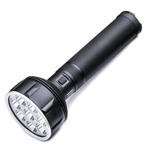 Nextorch Saint Torch 31 - 20,000  Lumen Rechargeable Search & Rescue  Flashlight - Battery Pack Included - Beam Distance Of 780M NTSAINT31 The Nextorch Saint Torch 31 Is A 20,000 Lumens Ultra-Bright Torch Used For Search & Rescue, Mining And Industrial Applications. It Has A Max Beam Distance Of Up To 740M, And Shines A Wide-Angle Light Spot. Manufactured With A Built-In Customised 6 X 4,800Mah High-Capacity Battery Pack , Ensuring It Is More Than Suitable For All Outdoor Missions. The Saint Torch 31 Has Been Designed To Be Used As An Emergency Portable Power Supply, And Is Capable Of Charging All Usb Devices. Safety Features Include Thermal And Proximity Sensors Preventing Any Overheating And Obstruction And Is Accessorised With A Shoulder Strap, Hm30 Handle And Multifunctional Bag. 