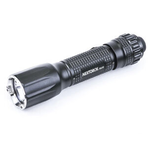 Nextorch Ta15 - 700 Lumen Rechargeable Tactical Flashlight - Aa,Cr123A,14500, 16340. NTTA15 The Nextorch Ta15 V2.0 Is Built For Tactical Law Enforcement And First Responders With A Patented Dual-Function Tactical Tail Switch. The Tail Switch Has Been Designed With A Rotational Magnetic Switch Around The Tailcap For Easy One-Handed Mode Switch.It Has Been Built From Aerospace Aluminium Alloy Ensuring It Has An Impact Resitance Of 2M And A Waterproof Rating Of Ipx8. The Ta15 Is 700 Lumens And Operates Off Either 1 X Aa, 1 Cr 123A, 1 X 14500 Or 1 X 16340 Battery. It Has A Max Runtime Of 2.5 Hours And Features Super-Hard Ceramic Strike Tips For Breaking Glass.