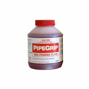 Pipe Grip Priming Fluid Red 500Ml CON7865 0