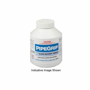 Pipe Grip Solvent Cement Type N 1L Clear, Pvc CON7857CC 0