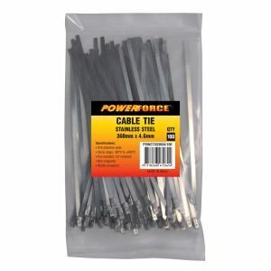Powerforce Cable Tie, 316 Stainless Steel 360Mm X 4.6Mm [100] Pack POWCTSS3604/100 0