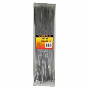 Powerforce Cable Tie, 316 Stainless Steel 520Mm X 4.6Mm [100] Pack POWCTSS5204/100 0
