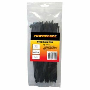 Powerforce Cable Tie, Nylon - Black Uv 550Mm X 12.7Mm [100] Pack POWCT55012BK/100 0
