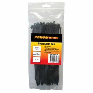 Powerforce Cable Tie, Nylon - Black Uv 914Mm X 4.8Mm [100] Pack POWCT9144BK/100 0