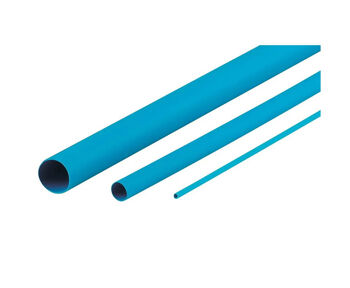 Raychem H/Shrink Tubing, Thin Wall, Blue, 2/1 X 1.2M RAYHS2.5BL 0
