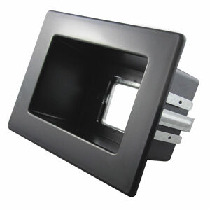 Recessed Recessed Wall Point, Single Black RECWP1BK 0
