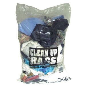 Repelec General Purpose Fleecy Waste Rags, [1.5Kg] In Printed Bag CLEANRAGS 0