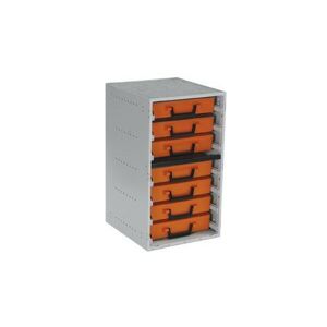 Rolacase Cabinet,  7 Drawer  With Cases Holds 7 X Rc001 Or Rc002 Cases ROLRCSK8/C 0